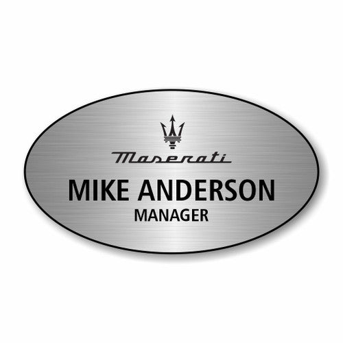 Maserati Name Badges