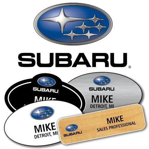 Subaru Name Badges