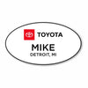 Toyota Name Badges