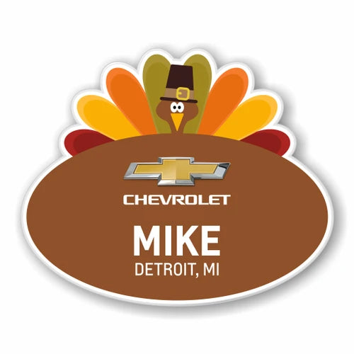 Fall and Thanksgiving Name Badges