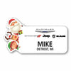 Winter and December Holidays Name Badges