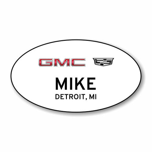 GMC Cadillac  Name Badges