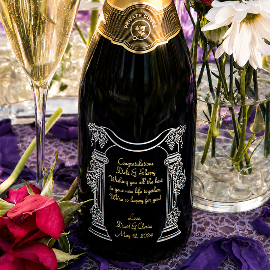Better Than Flowers! — Engraved Wine Bottle