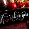 I Love You — Engraved Wine Bottle