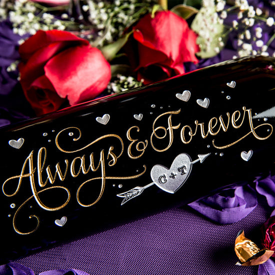 Always & Forever — Engraved Wine Bottle
