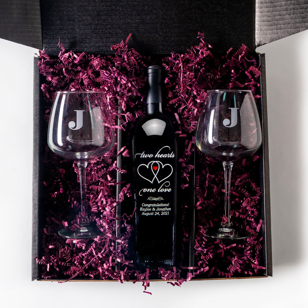 Engraved gift — additional design or presentation example; final configuration confirmed in quote