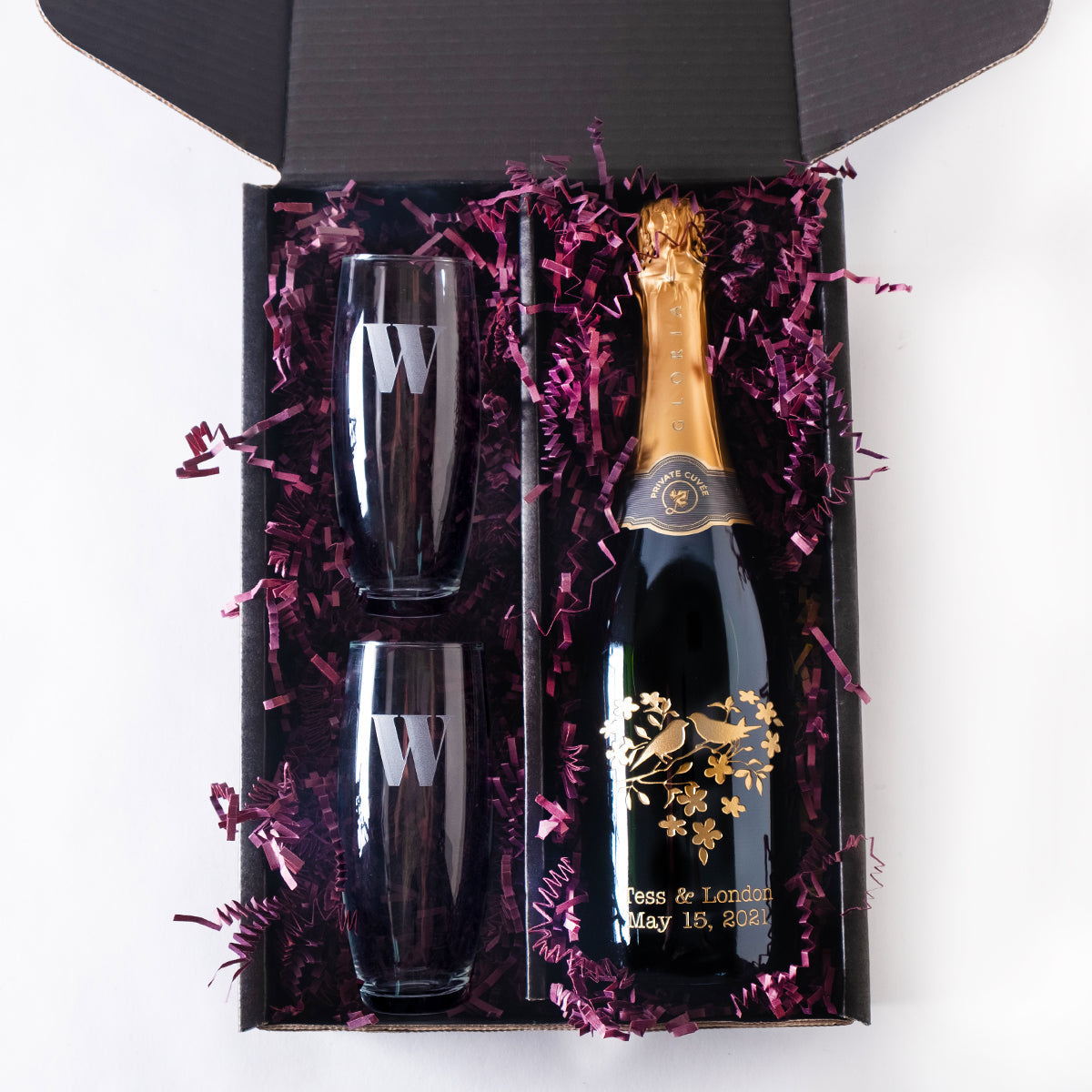 Engraved gift — additional design or presentation example; final configuration confirmed in quote