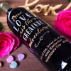 True Love — Engraved Wine Bottle
