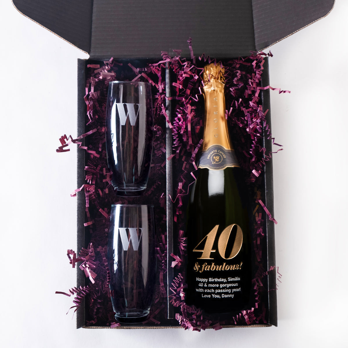 Engraved gift — additional design or presentation example; final configuration confirmed in quote
