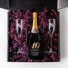 Triple Happy Birthday! — Engraved Wine Bottle