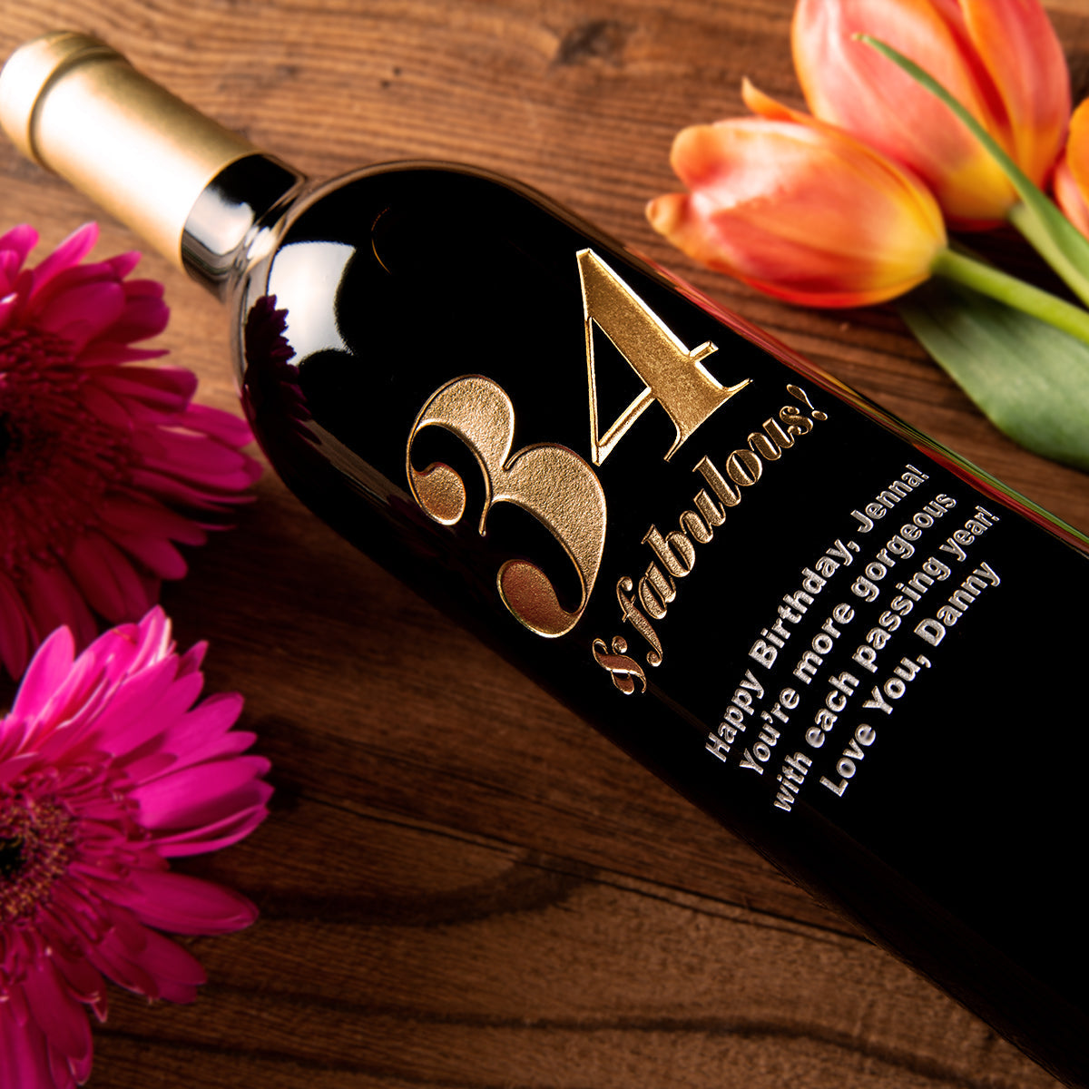 Engraved gift — additional design or presentation example; final configuration confirmed in quote
