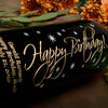 Graceful Happy Birthday — Engraved Wine Bottle