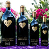 Oh Happy Happy Retirement Big Bottle — Engraved Wine Bottle