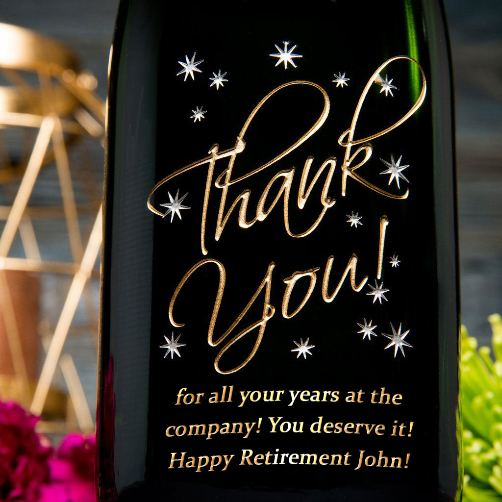 Thank You in the Stars — engraved personalized design