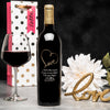 Love Script Infinity — Engraved Wine Bottle