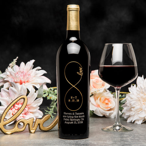 Original Infinity — Engraved Wine Bottle