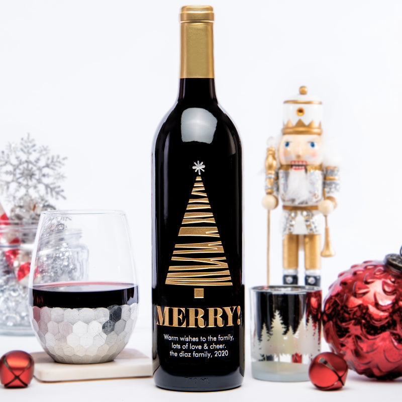 Merry Tree — engraved personalized design