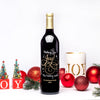 Wishing You Joy — Engraved Wine Bottle