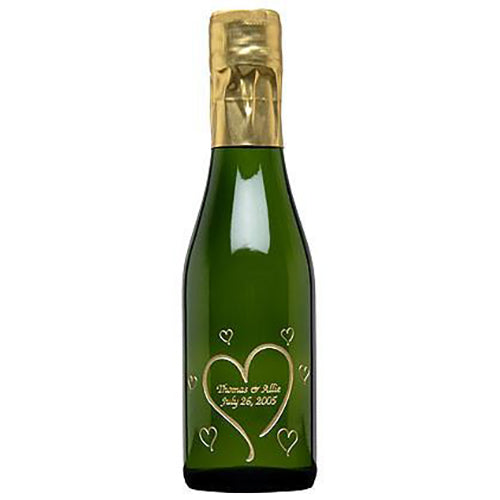 Casual Hearts Etched Favor Sets
