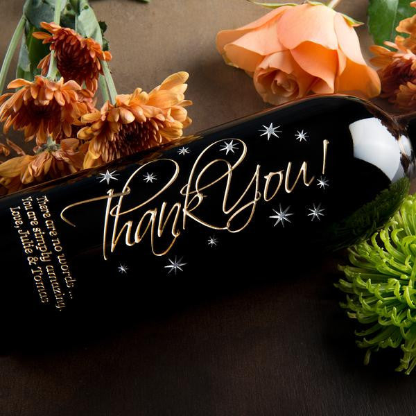 Graceful Thank You — engraved personalized design