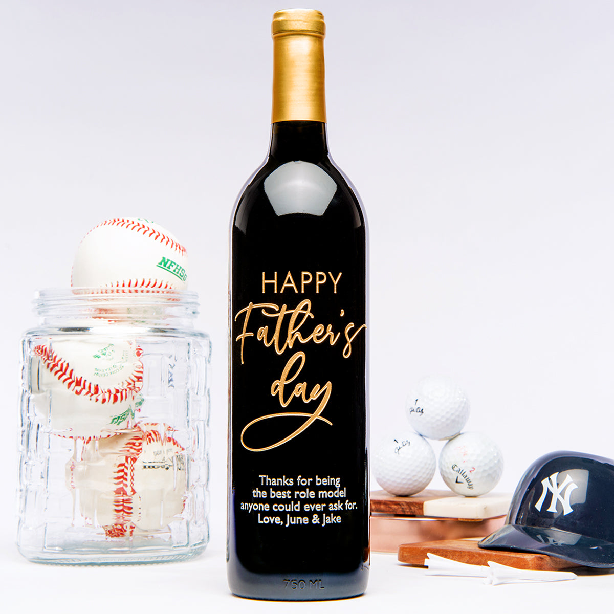 Father's Day Script — engraved personalized design