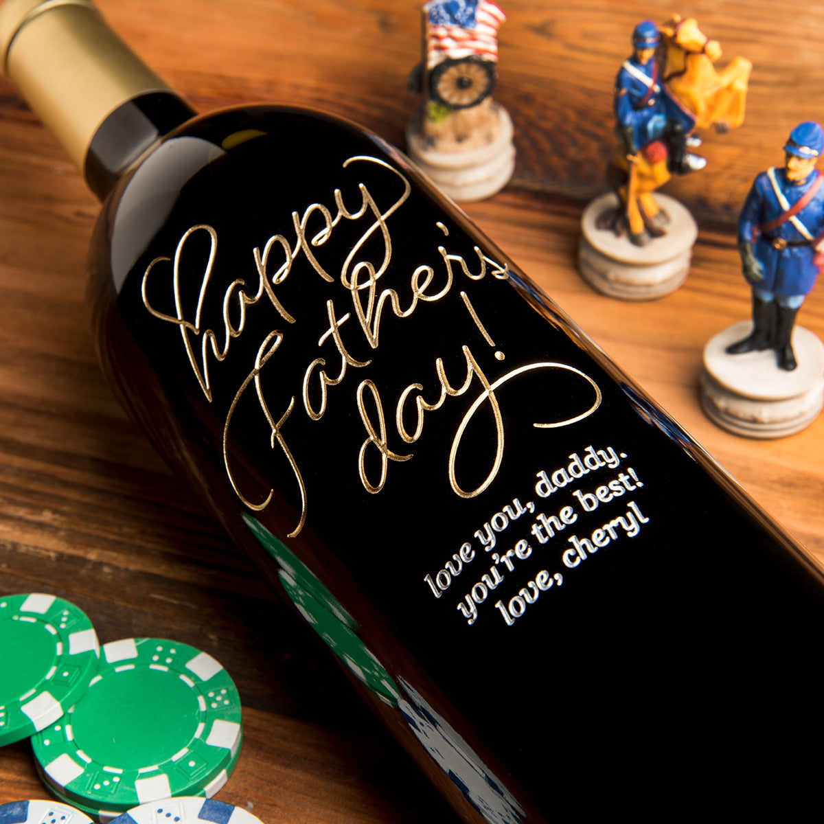 Engraved gift — additional design or presentation example; final configuration confirmed in quote