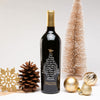 Warm Wishes Christmas Tree — Engraved Wine Bottle