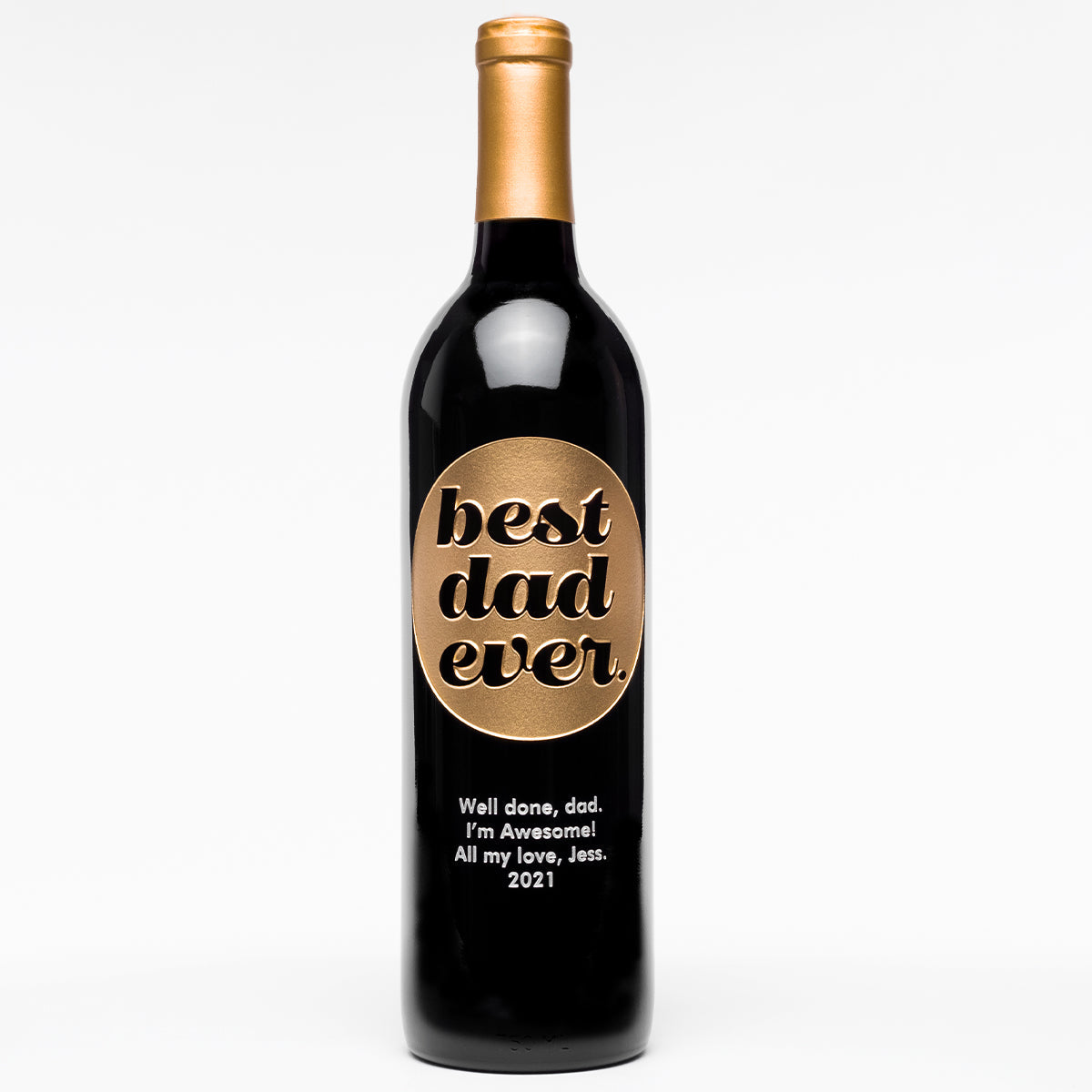 Engraved gift — additional design or presentation example; final configuration confirmed in quote