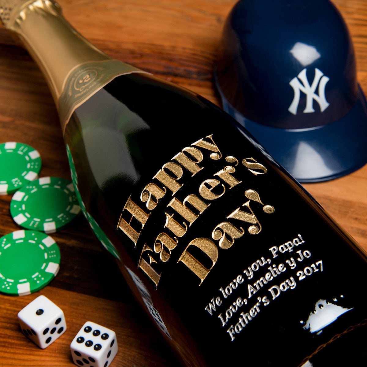 Eloquent Happy Father's Day — engraved personalized design