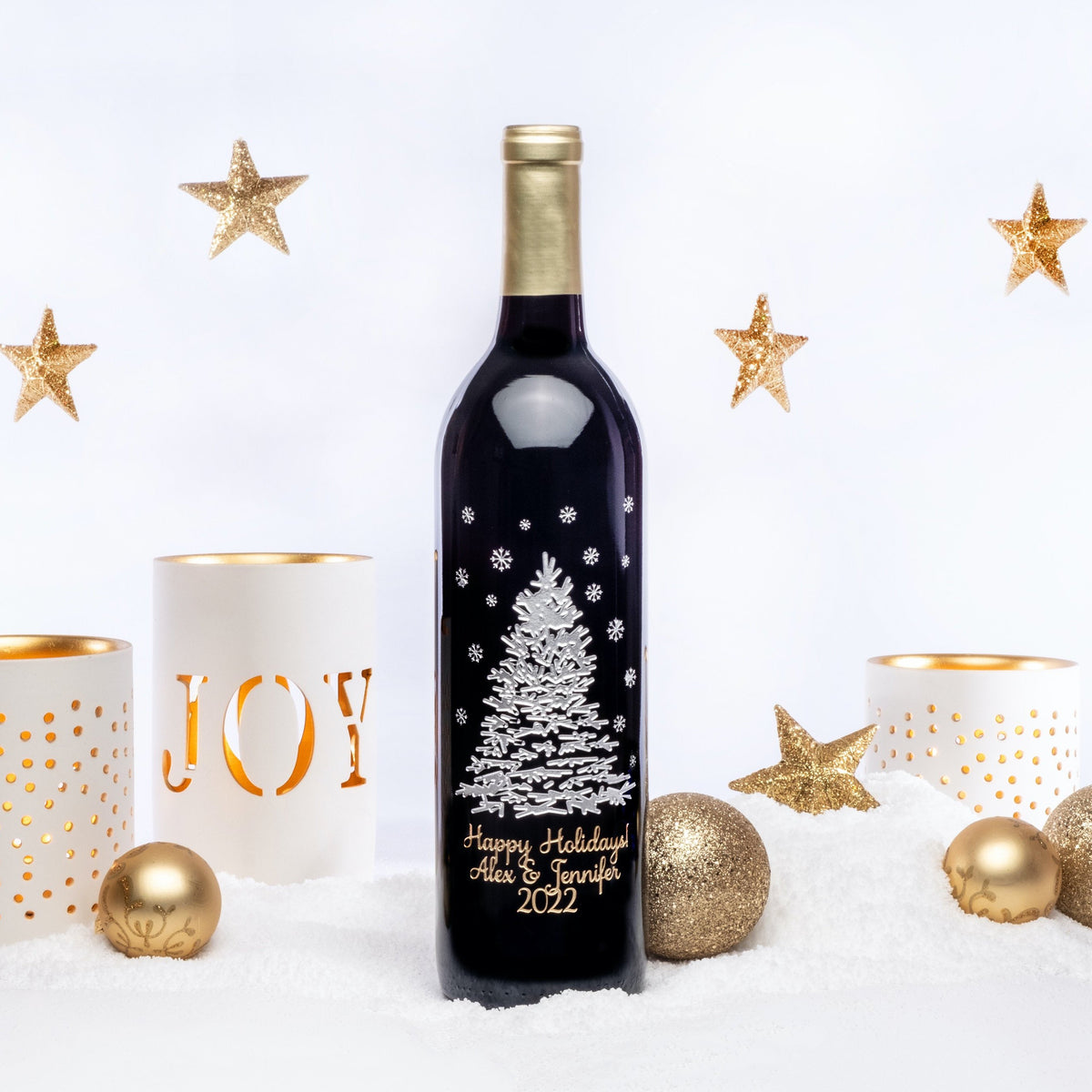 Shimmering Tree — engraved personalized design