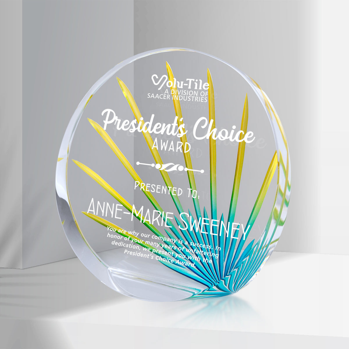 Vibrance Circle 6" - Crystal D