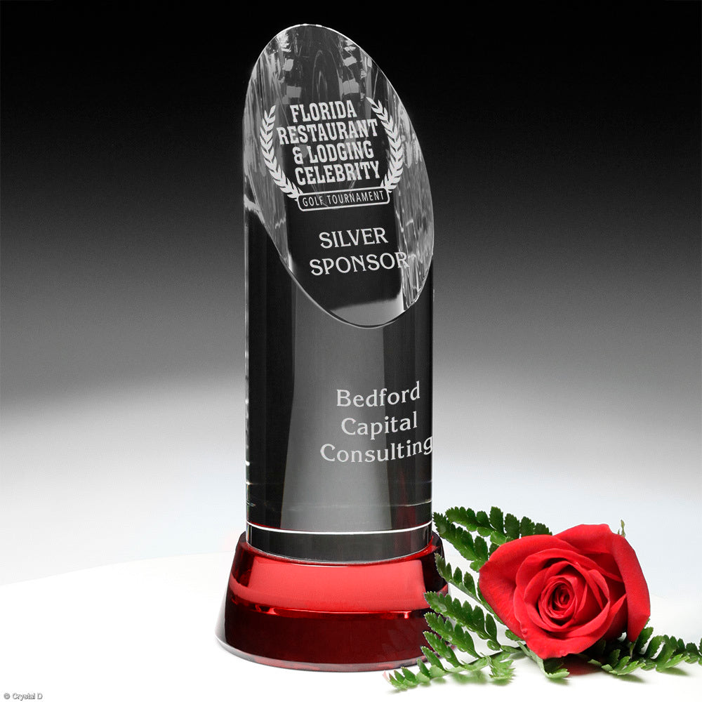 Vinton Ruby Award 9" - Crystal D