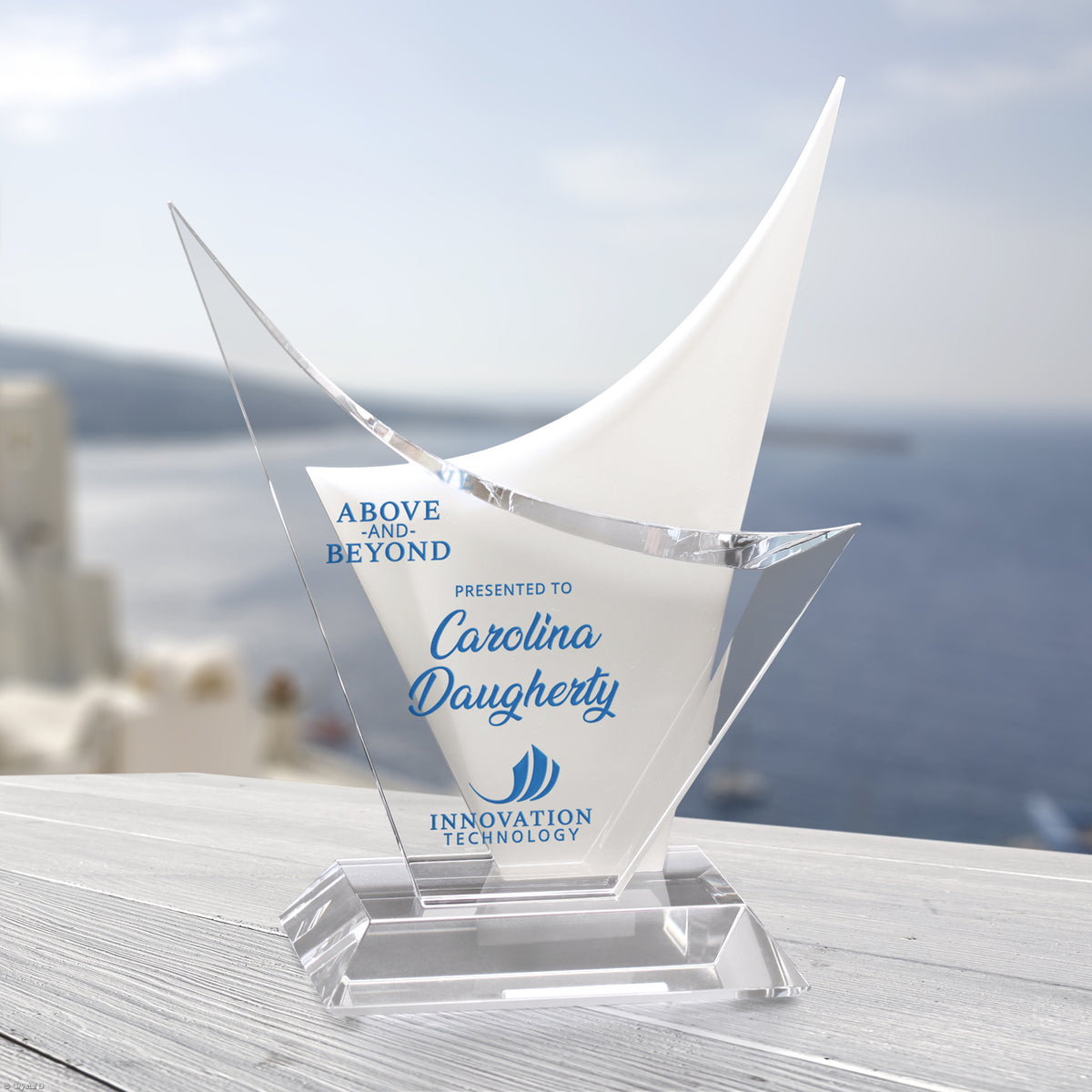Voyager Award 8" - Crystal D