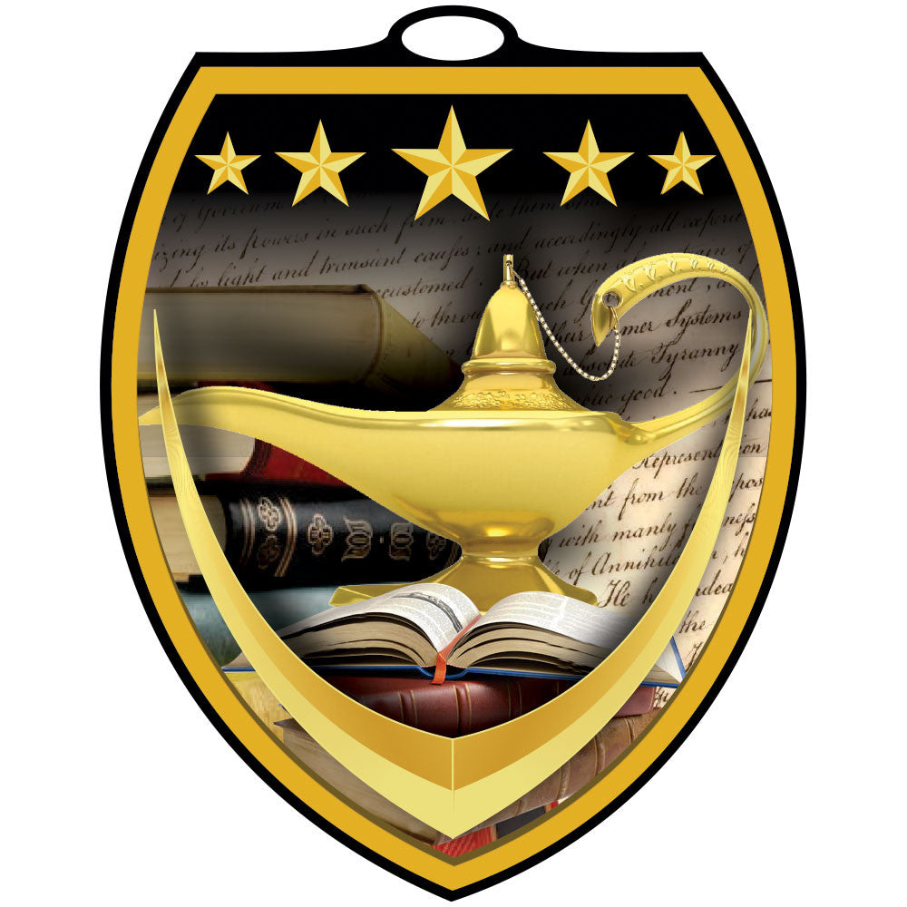 Book & Lamp Shield