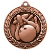 1 3/4'' Bowling Wreath Medallion