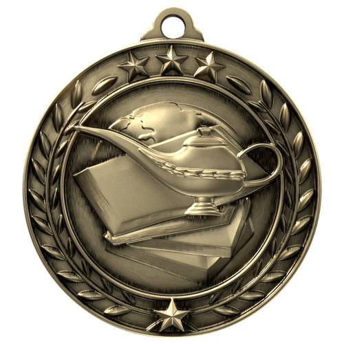 Book & Lamp Wreath Award