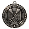 1 3/4'' Lacrosse Wreath Medallion