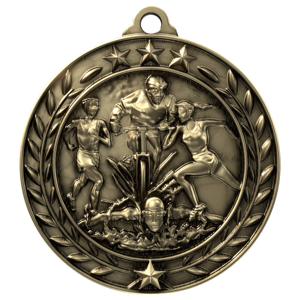 Triathlon Wreath Award