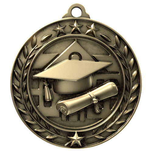 Gold Graduation Wreath