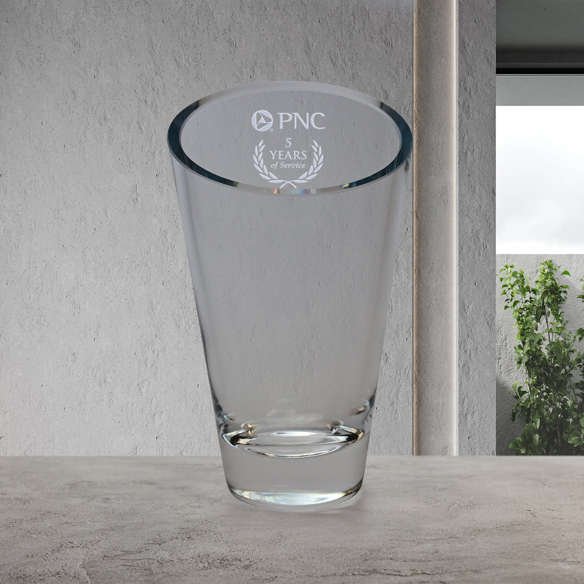 Westcott Vase 8" - Crystal D