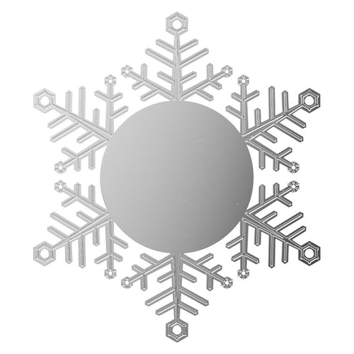 Snowflake Holiday Ornament in Silver