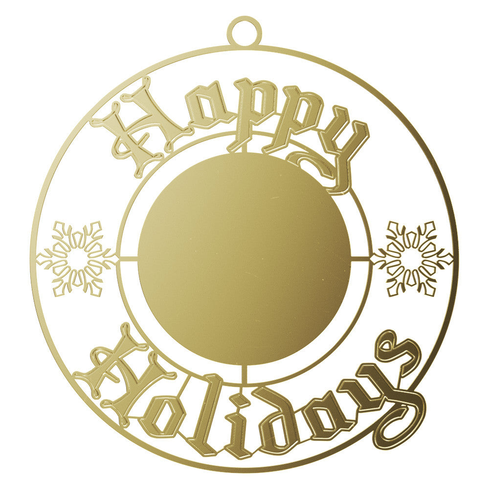 Happy Holidays Holiday Ornament