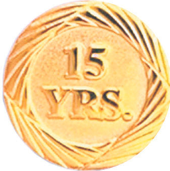 Gold 15 Year Service
