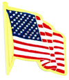 American Flag Service Lapel Pin