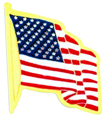 American Flag Service Lapel Pin